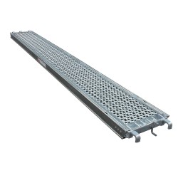 Plancher acier galvanisé 3m pour échafaudage Altrad Aeris 45 - Résistance 300kg/m2