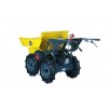 Mini dumper PACLITE HTL350 4x4 chargé sur chantier - brouette à moteur Honda avec benne basculante