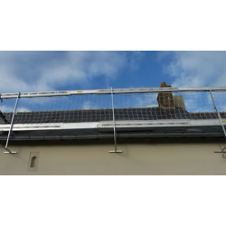 dimos garde corps 010163 pack garde corps sur toiture fixation bas de toit réglable