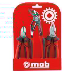 Lot de pince MOB 3 pièces : Le kit bi-matière pour la mécanique générale