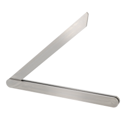 Fausse équerre de mécanicien en acier Wilmart 300mm avec serrage plat sans papillon.