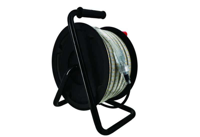 Ruban led chantier Wilmart 25m : Éclairage double face 40 000 lm