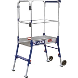 Plateforme gazelle Mini DUARIB 400720 vue globale avec plancher et garde-corps