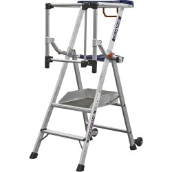 Plateforme individuelle DUARIB PERFORM F2 vue d’ensemble avec roues de déplacement