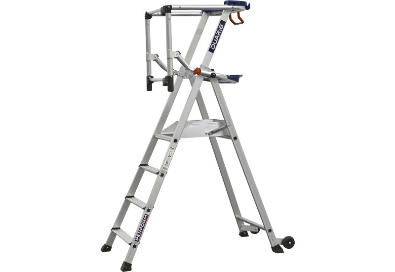 Détail du garde corps rigide et articulé avec mise en place en un geste (PIRL DUARIB)