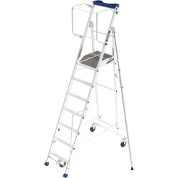 Plateforme de Rayonnage ERM 7 marches avec 3e roue pivotante – DUARIB 613607