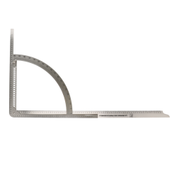 Vue globale de l’Équerre Alpha inox WILMART 795 mm pour traçage