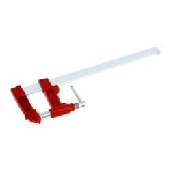 Serre-joint à pompe Wilmart 50cm léger avec rail 30x8 et saillie 90mm pour assemblage rapide et menuiserie.