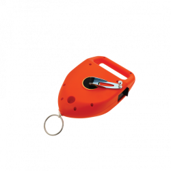 Cordeau traceur géant Wilmart longueur 50m avec coque ABS robuste et manivelle pour implantation de gros œuvre.