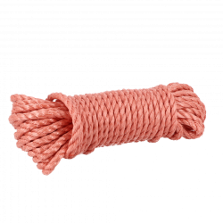 Bobine de cordeau nylon blanc tressé diamètre 3mm longueur 200m Wilmart pour bricolage, jardinage et maçonnerie.