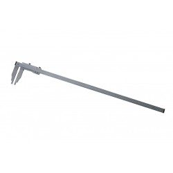 Pied à coulisse Wilmart capacité 1000mm avec becs de 150mm et réglage fin pour métrologie d'atelier.