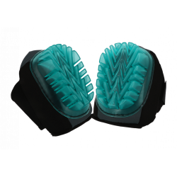 Paire de genouillères professionnelles Wilmart en tissu 600D avec insert Gel et mousse EVA pour confort optimal.