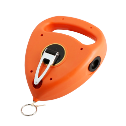 Cordeau à tracer professionnel Wilmart 30m avec boîtier ABS antichoc pour poudre de craie.