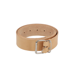 Ceinture de travail Wilmart en cuir pleine fleur largeur 40mm pour poche à clous et porte-outils.