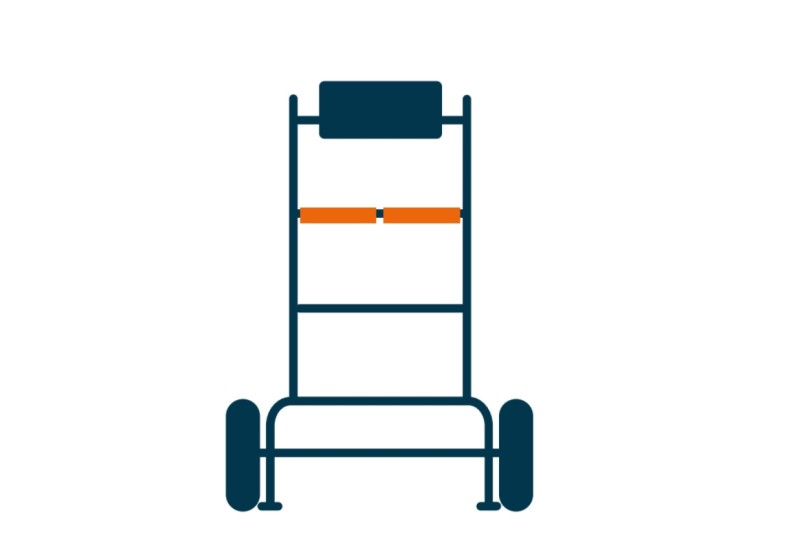 Structure complète échafaudage Tubesca-Comabi avec garde-corps de sécurité antichute.