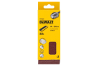 Paquet de 3 bandes abrasives DeWalt DT3662 grain 80 moyen dimensions 64x356mm pour ponceuse à bande compacte.