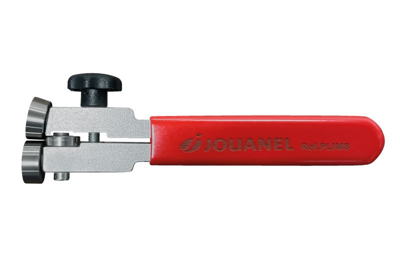 Jouanel PLIM8 : Plieuse à main mini, bords tombés 8 mm nets