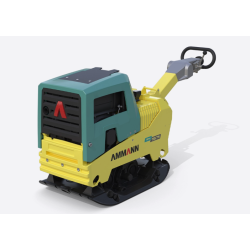 Plaque vibrante hydrostatique Ammann APH 55/75 avec système à 3 arbres pour compactage de sol.