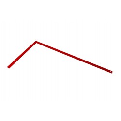 Équerre de maçon Wilmart en acier massif, longueur 1000 mm, avec finition peinture époxy laquée.