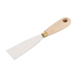 Couteau à reboucher professionnel Wilmart avec lame inox trempée de 40 mm et manche en bois de hêtre.