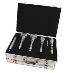 Contrôleur d'alésage Wilmart à 3 touches carbure, capacité 50-100 mm, lecture au 1/100ème.