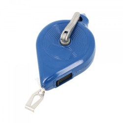 Cordeau à tracer Wilmart en métal robuste avec ficelle en coton de 30 mètres et réservoir de poudre 80 g.