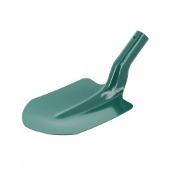 Pelle ronde à tranchée Wilmart de 21 cm en acier trempé haute résistance pour travaux d'excavation étroits.