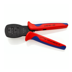 Pince à sertir pour micro-connecteurs KNIPEX 97 54 24 avec positionneur.