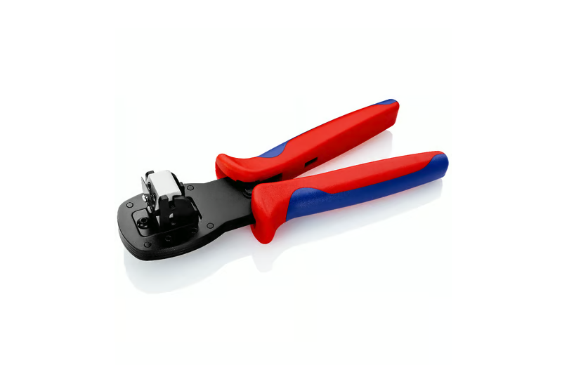 Détail du mécanisme de sertissage parallèle Knipex 97 54 24.