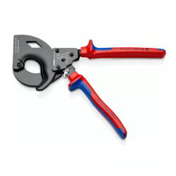 Coupe-câbles à cliquet KNIPEX 95 32 315 A spécial câbles armés SWA.