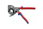 Coupe de câble de forte section avec mécanisme à cliquet Knipex 95 32 320.