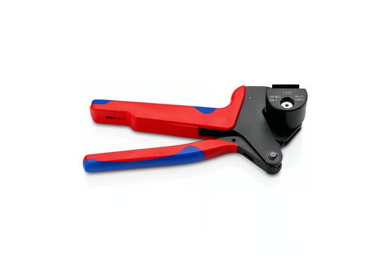 Détail de la matrice de sertissage 4, 6 et 10 mm² MC4-EVO 2 Knipex.