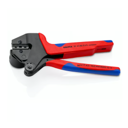 Pince à sertir KNIPEX 97 43 66 EVO pour connecteurs solaires MC4.