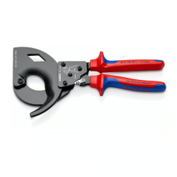 Coupe-câbles à cliquet KNIPEX 95 31 280 capacité Ø 52 mm.