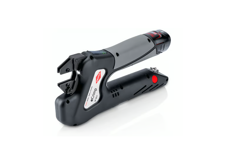 Pince à sertir KNIPEX eCrimp accumulateur Li-ions 12 V 2,0 Ah 18 Wh