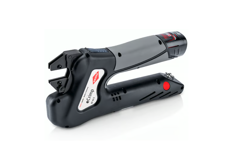 KNIPEX 97 43 E pince à sertir électromécanique avec éclairage LED