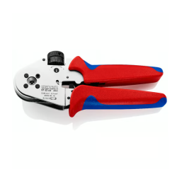 Pince à sertir quatre points KNIPEX 97 52 63 pour contacts tournés