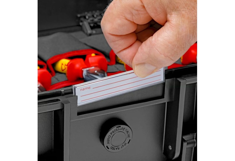 Porte-documents intégré mallette à outils KNIPEX Robust45 Move