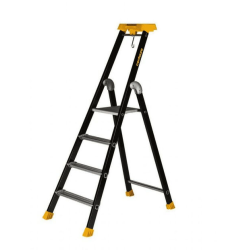 DESTOCKAGE CENTAURE - Escabeau à marches serties MP - 4 marches - hauteur de travail : 2.90m