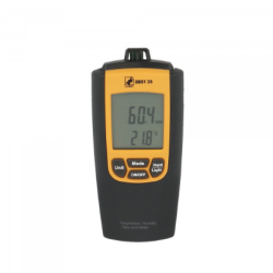 Hygromètre ambiance humidité température point de rosée réf. 005135 – affichage double RH et °C, touches Mode/Hold/Light