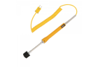 Sonde thermocouple K type contact droit 005480 – plage -5 à +900°C, temps de réponse 3 s, connecteur miniature jaune