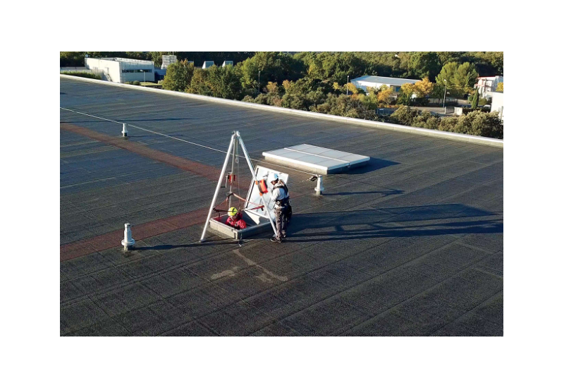 Trépied antichute sauvetage TRA30 certifié EN795 Type B TS16415 Catégorie III empattement 2,62 m Delta Plus