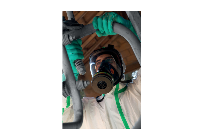 Masque complet Delta Plus M9200 ROTOR GALAXY certifié EN136 Classe 3 protection gaz particules biologiques chimique poids 682 g