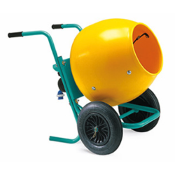 Bétonnière ROLLBETA cuve plastique HDPE 134L malaxage 100L IMER 01015403 monophasé 230V 46kg petit chantier rénovation