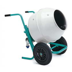 Bétonnière ROLLBETA cuve acier embouti 1,5mm 134L malaxage 100L IMER 01015402 monophasé 230V 46kg petit chantier rénovation