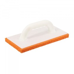 Taloche de lissage Wilmart réf. 598621 – plateau polyuréthane vierge 280 x 140 mm et semelle éponge orange 20 mm