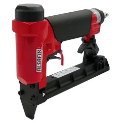 Coffret Box agrafeuse 10/16 P2 Alsafix ouvert avec agrafes VF et accessoires