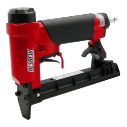 Coffret Box agrafeuse 81 PS Alsafix ouvert avec agrafes nylon et accessoires