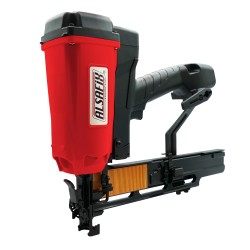 Agrafeuse 10/50 G2 Alsafix 12S851A1 — vue latérale complète avec magasin chargé