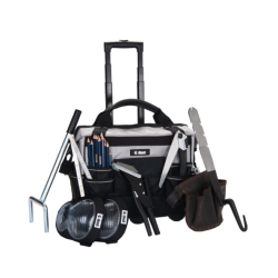 Caisse à outils ardoisier Dimos réf. 980317 – sac 65 L déperlant, 11 poches intérieures, 7 poches extérieures, fond renforcé